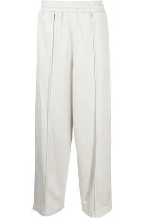 FIVE CM Elasticated-waist straight-leg trousers