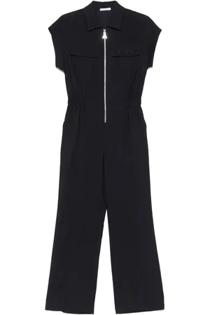 Patrizia Pepe Logo-embroidered jumpsuit