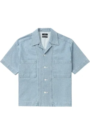 FIVE CM Geometric-print cotton shirt