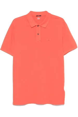 C.P. Company Logo-embroidered polo shirt
