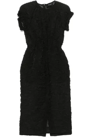 Simone Rocha Textured midi dress