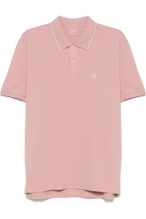 C.P. Company Logo-patch polo shirt