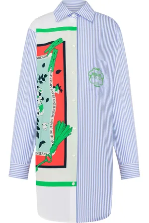 Moschino Patchwork shirt dress