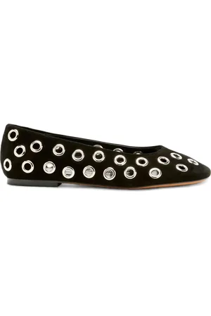 Proenza Schouler Metal-eyelet detailing ballerinas