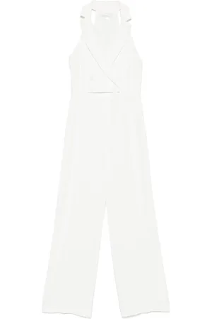 Patrizia Pepe Double-breasted crepe jumpsuit