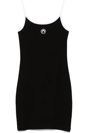 Marine Serre Moon-logo jersey dress
