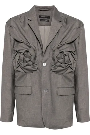 JUNTAE KIM Tailored rose blazer