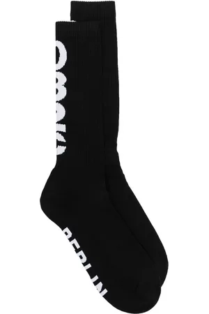 032c Logo intarsia-knit socks