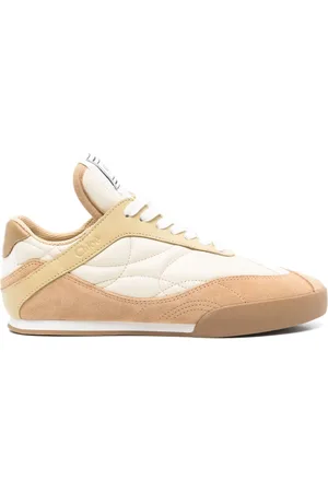 Chloé Quilted-panel sneakers