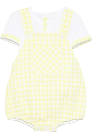 PAZ RODRIGUEZ Gingham-pattern shorties set