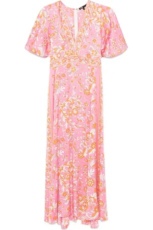 Maje Floral-print maxi dress
