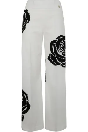 Blugirl Rose-pattern trousers