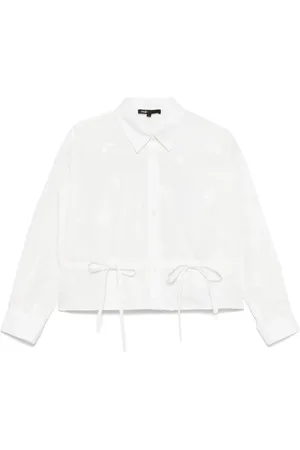 Maje Floral-embroidered blouse