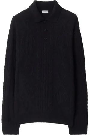 Burberry Aran cable-knit jumper