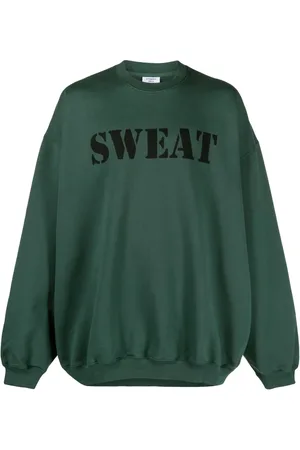 Vetements Sweat cotton-blend sweatshirt