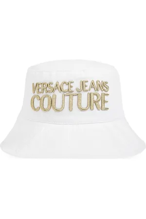 VERSACE Logo-embroidered bucket hat
