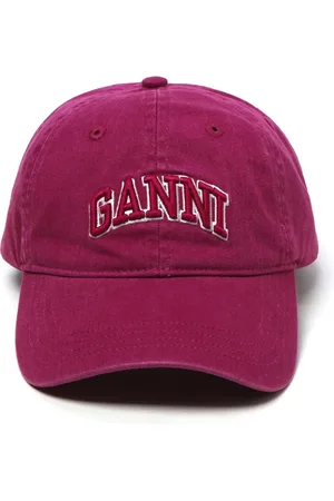 Ganni Logo-embroidered baseball cap