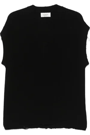 LANEUS Fine-knit vest