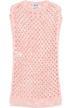 Moschino Open-knit mini dress