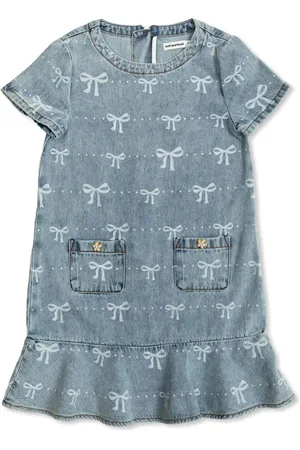 Self-Portrait Bow-print dress