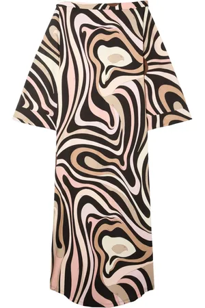 Puccini Marmo-print dress