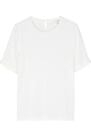 Frame Crochet-trim T-shirt