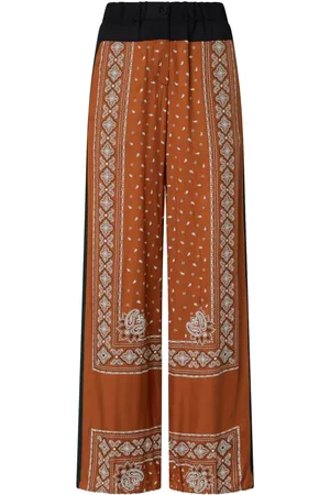 Pinko Bandana-print trousers