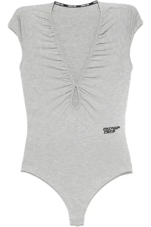 Patrizia Pepe Plunging V-neck bodysuit