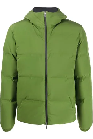 HERNO Padded zip-up hooded jacket