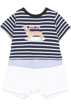 Lapin House Striped romper