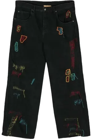 Glass Cypress Reconstructed Shredded jeans