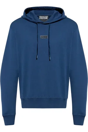 VERSACE Logo-plaque hoodie
