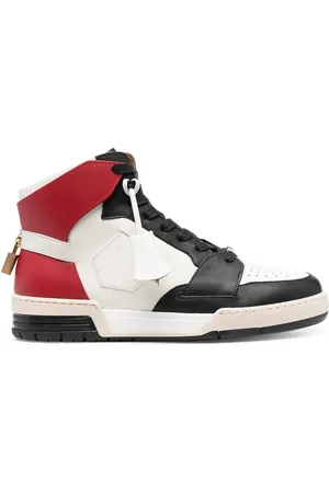 BUSCEMI High-top colour-block sneakers