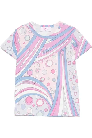 PUCCI Junior Fontane-print T-shirt