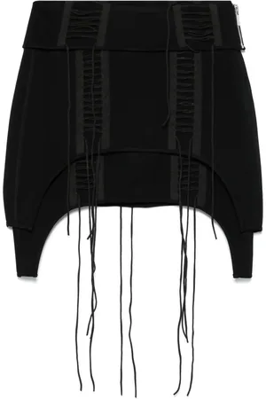 Helmut Lang Lace-up mini skirt