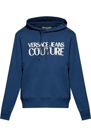 VERSACE Logo-print hoodie