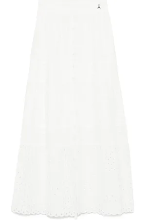 Patrizia Pepe Embroiderde midi skirt