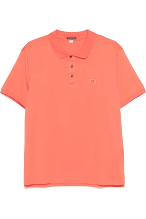 C.P. Company Logo-patch polo shirt