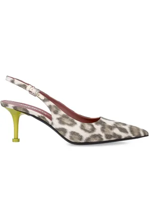 Premiata Leopard-print slingback pumps