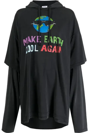 Vetements Cool Earth cotton hoodie