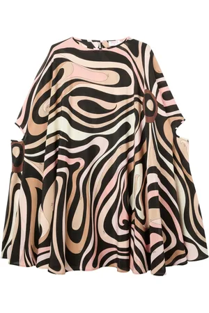 Puccini Marmo-print dress