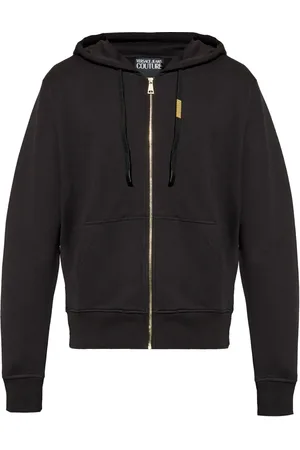 VERSACE Cotton zip-up hoodie