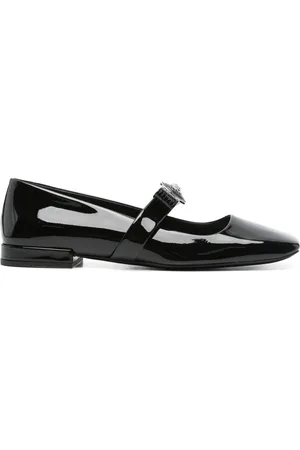 VERSACE Gianni Ribbon ballet flats
