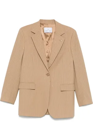 Manuel Ritz Sequinned pinstripe blazer