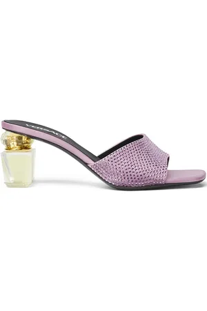 VERSACE 70mm Bright Crystal sandals