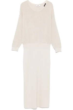 Elisabetta Franchi Lurex-detail midi dress