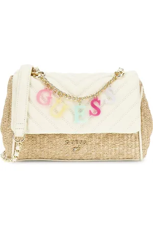 Guess Straw Flap crossbody bag