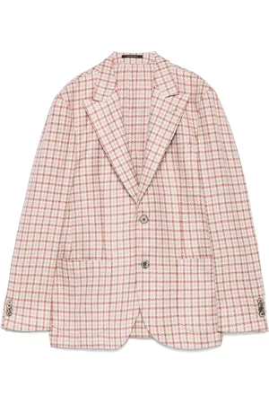 GABRIELE PASINI Houndstooth-pattern blazer