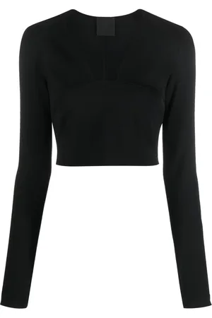 Givenchy Square-neck cropped top