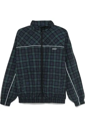 MARTINE ROSE Tartan-check track jacket